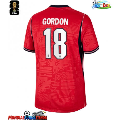 Camiseta Inglaterra Anthony Gordon #18 Segunda Equipación Replica Mundial 2026 mangas cortas